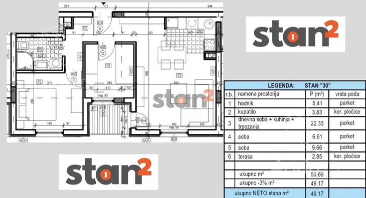 Dvoiposoban stan | 4zida