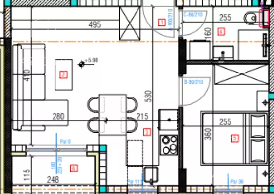 Jednoiposoban stan | 4zida