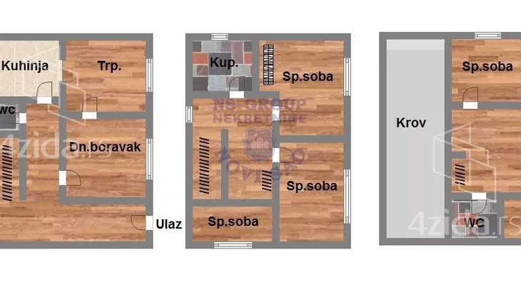 3-etažna kuća | 4zida