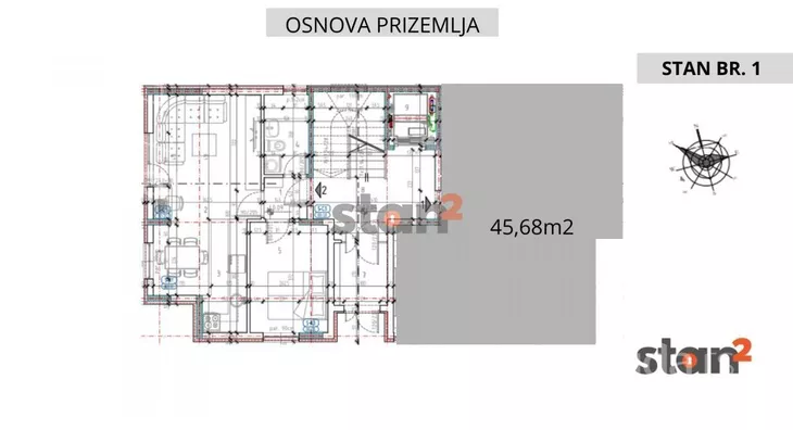 Dvoiposoban stan | 4zida