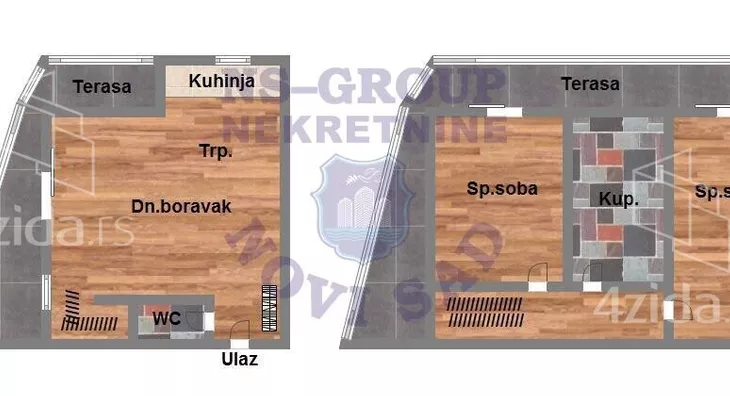 Trosoban stan | 4zida