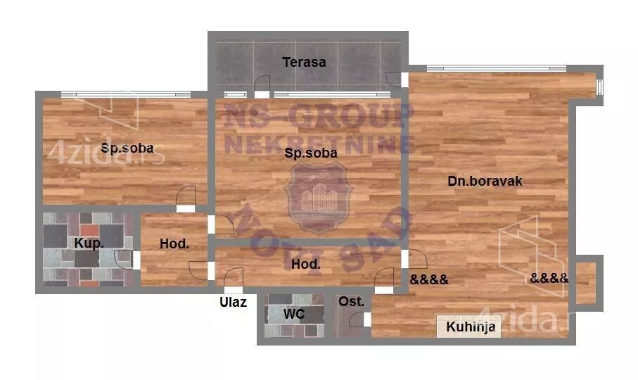 Trosoban stan | 4zida