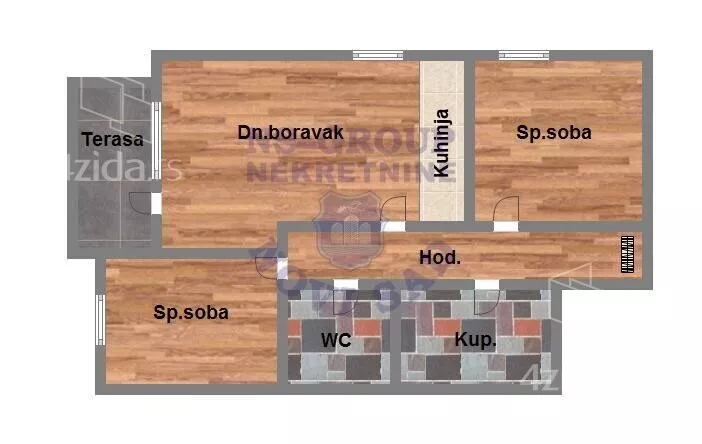 Trosoban stan | 4zida