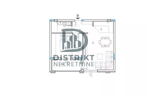Jednoiposoban stan | 4zida