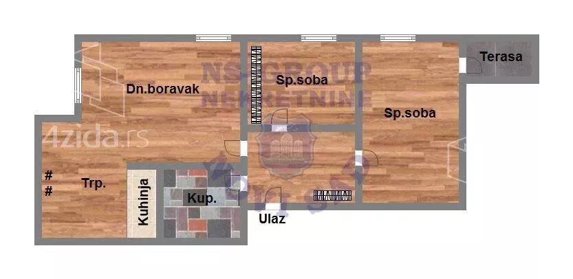 Trosoban stan | 4zida