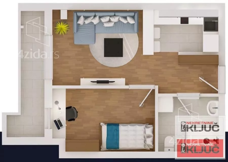 Dvosoban stan | 4zida