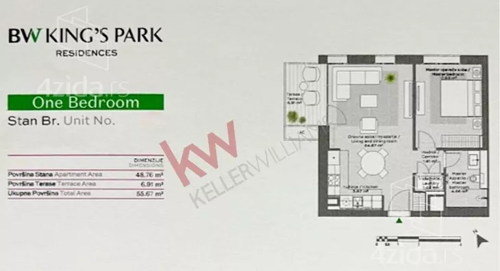 Dvosoban stan | 4zida