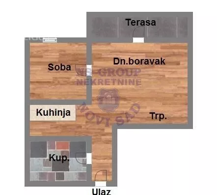 Jednoiposoban stan | 4zida