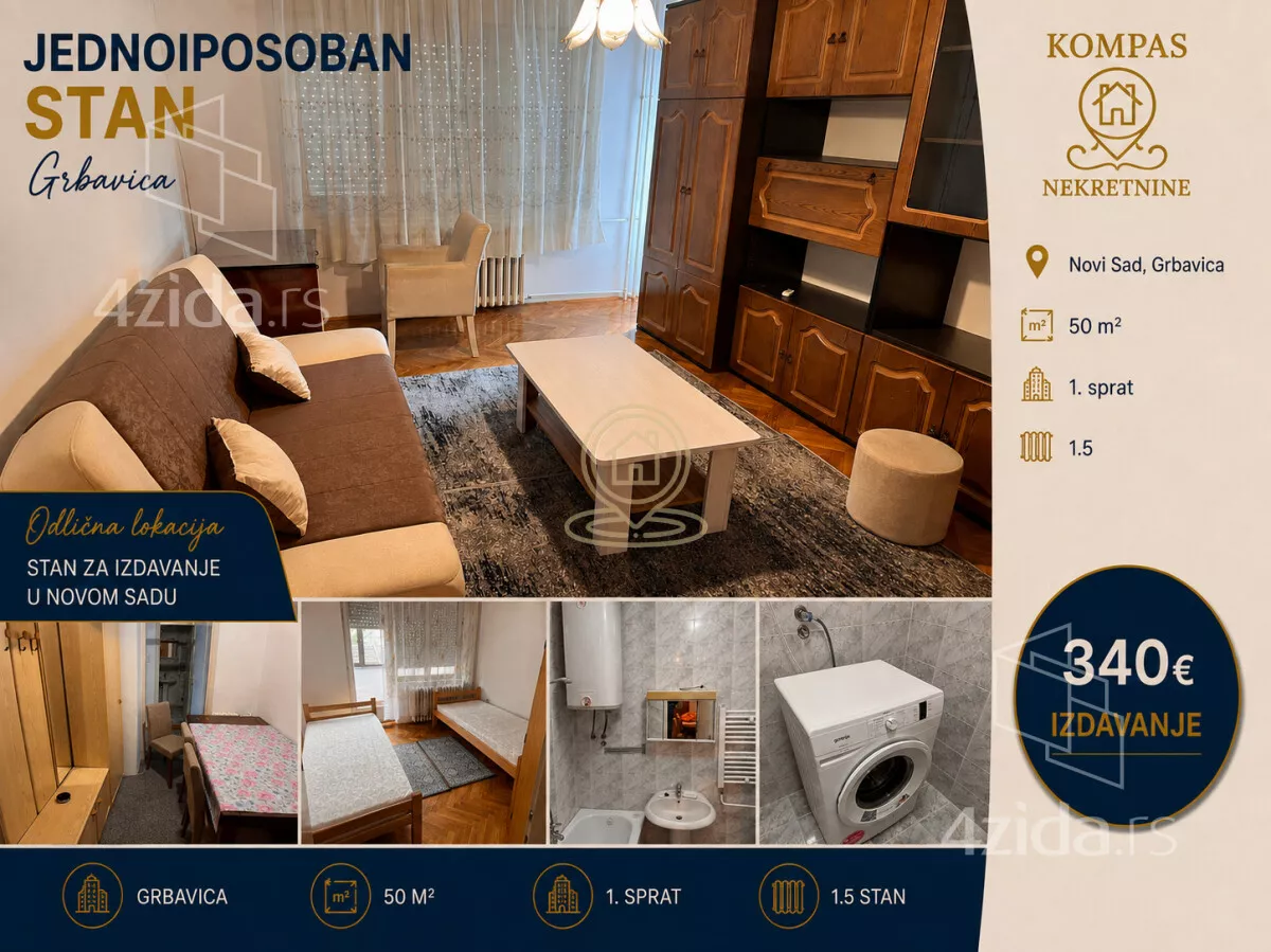Jednoiposoban stan | 4zida