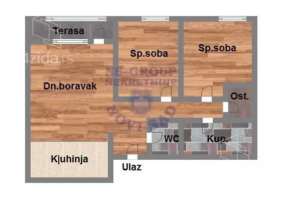 Trosoban stan | 4zida