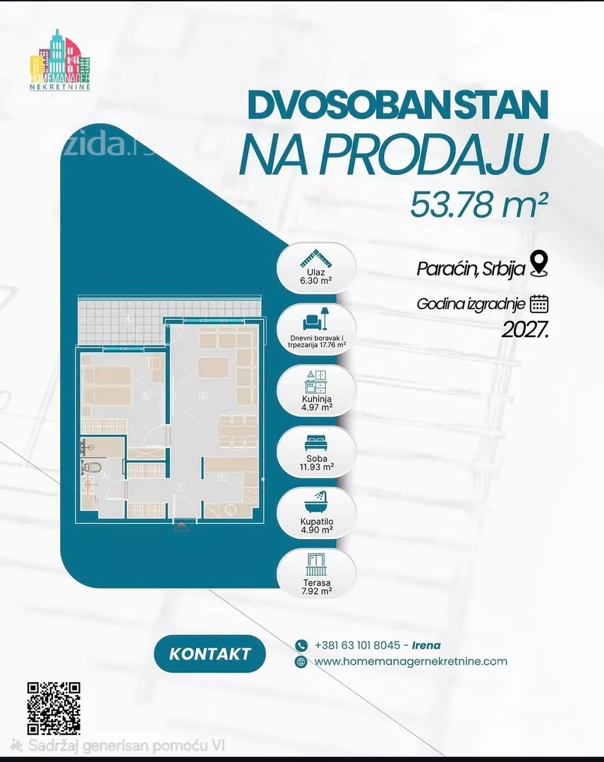 Dvosoban stan | 4zida