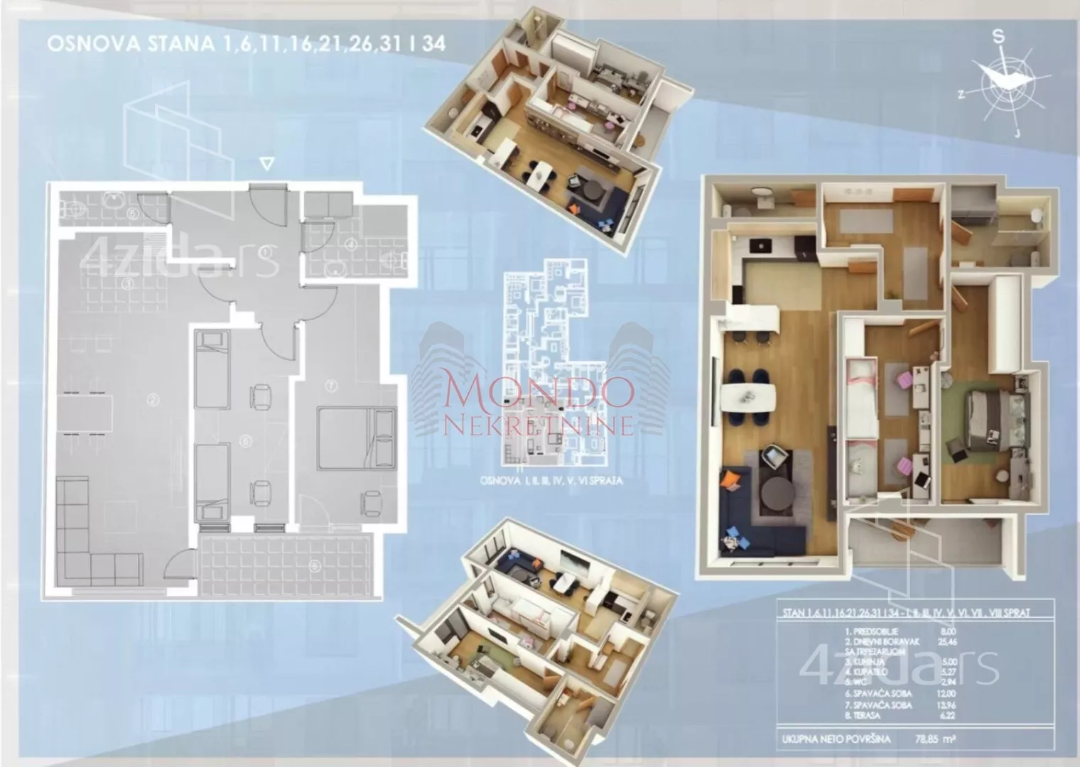 Dvoiposoban stan | 4zida