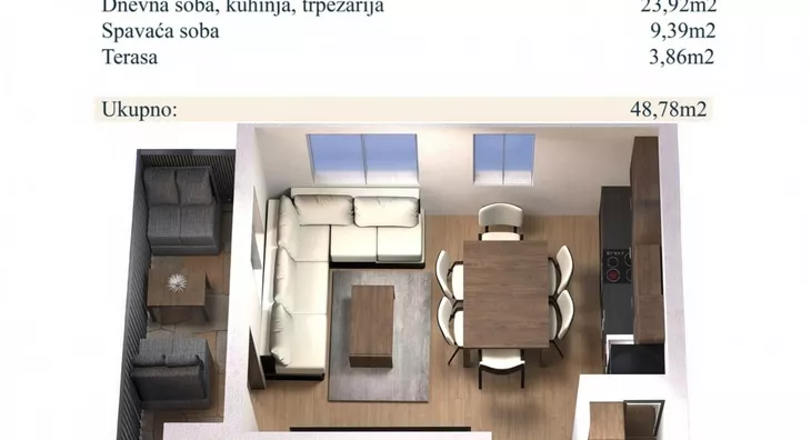 Dvosoban stan | 4zida