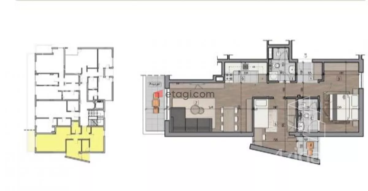 Trosoban stan | 4zida