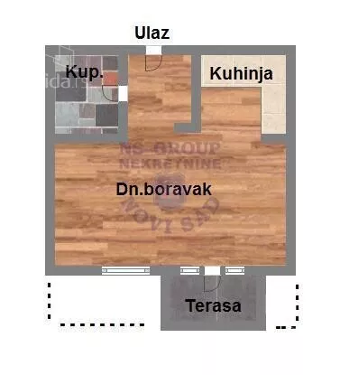 Jednosoban stan | 4zida