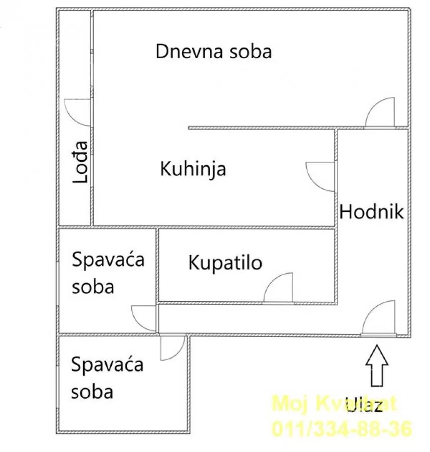 Trosoban stan | 4zida
