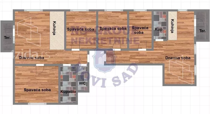 Šestosoban stan | 4zida