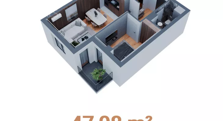 Jednoiposoban stan | 4zida