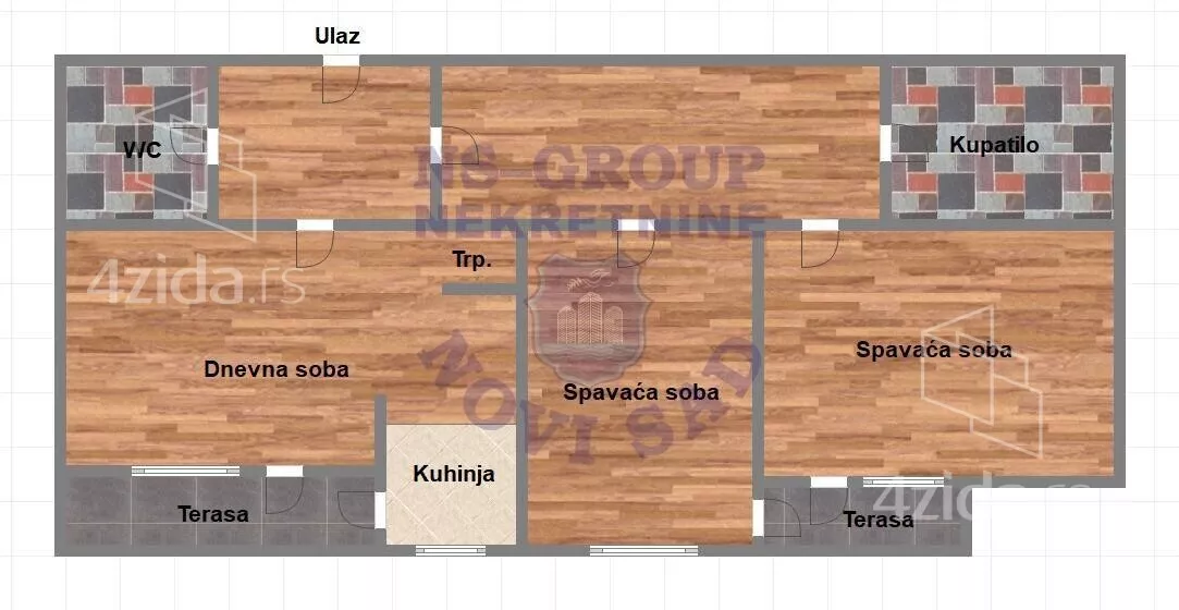 Trosoban stan | 4zida