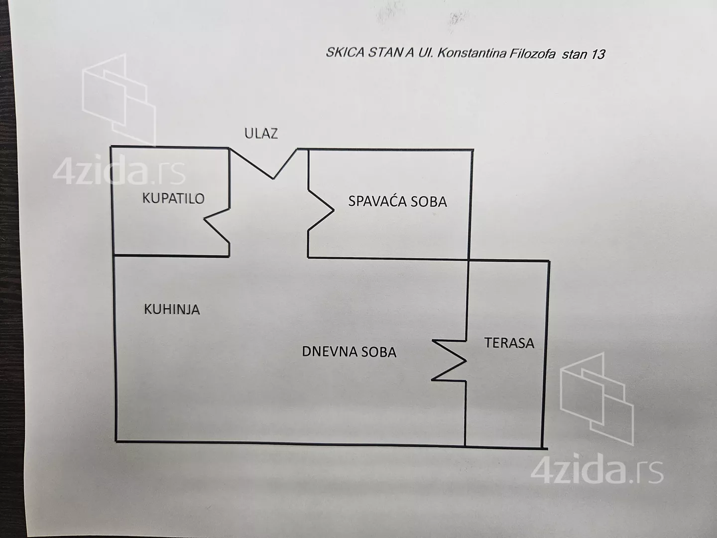 Jednoiposoban stan | 4zida