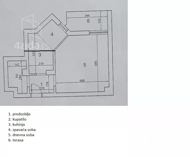 Jednoiposoban stan | 4zida
