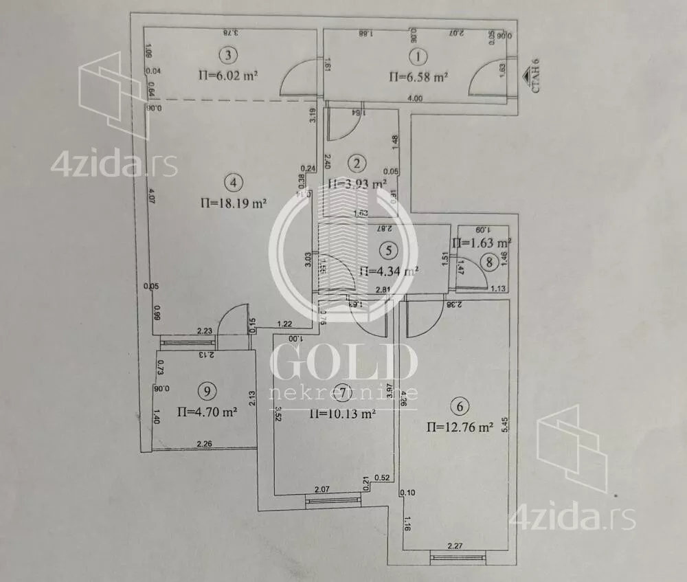 Trosoban stan | 4zida
