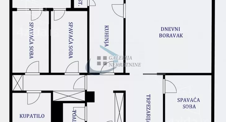 Troiposoban stan | 4zida