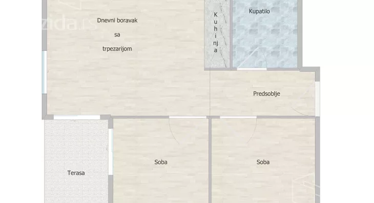 Trosoban stan | 4zida