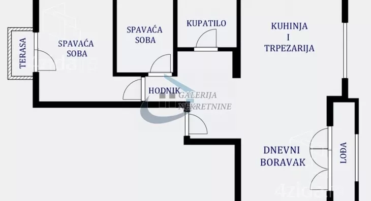 Trosoban stan | 4zida