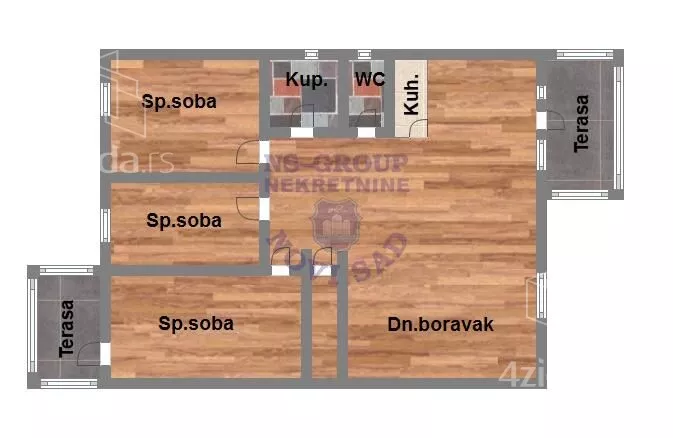 Četvorosoban stan | 4zida