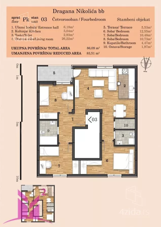 Četvorosoban stan | 4zida