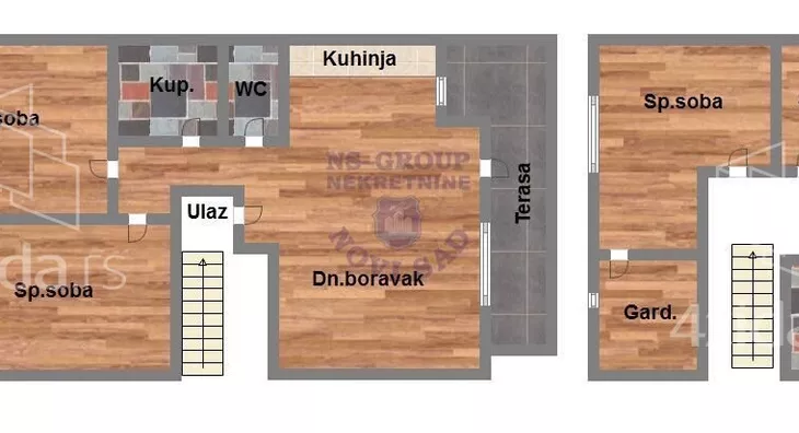 Petosoban stan | 4zida