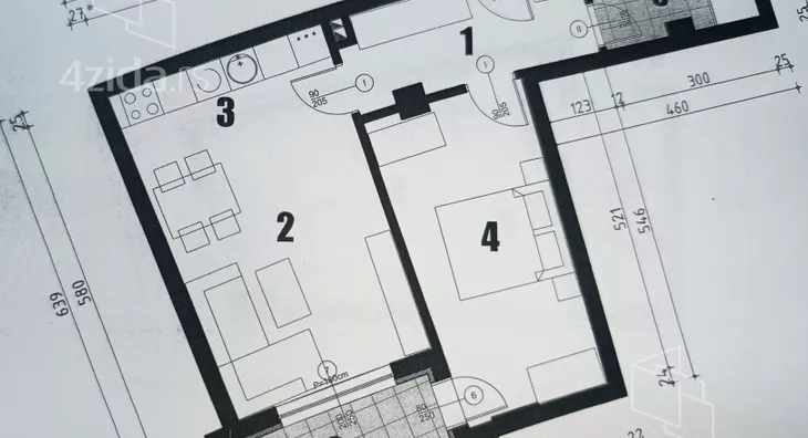 Jednosoban stan | 4zida