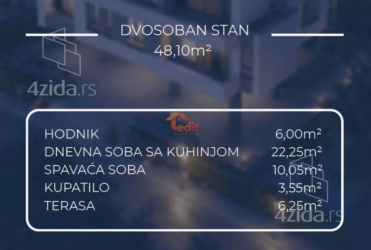 Dvosoban stan | 4zida