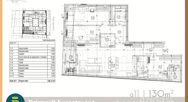 Četvoroiposoban stan | 4zida