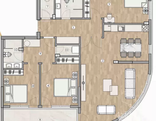 Troiposoban stan | 4zida