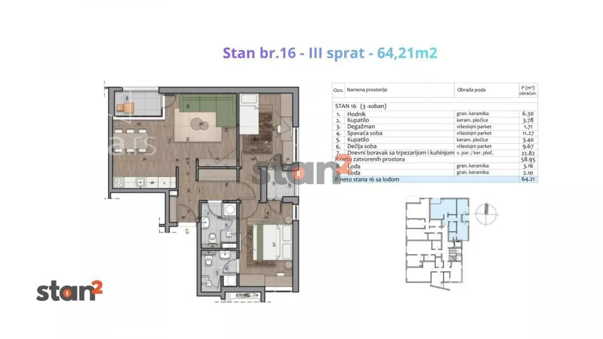 Dvoiposoban stan | 4zida