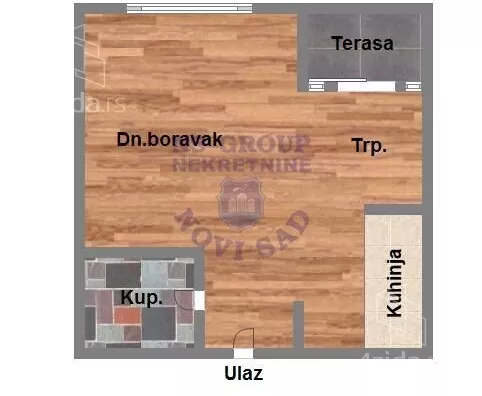 Jednosoban stan | 4zida