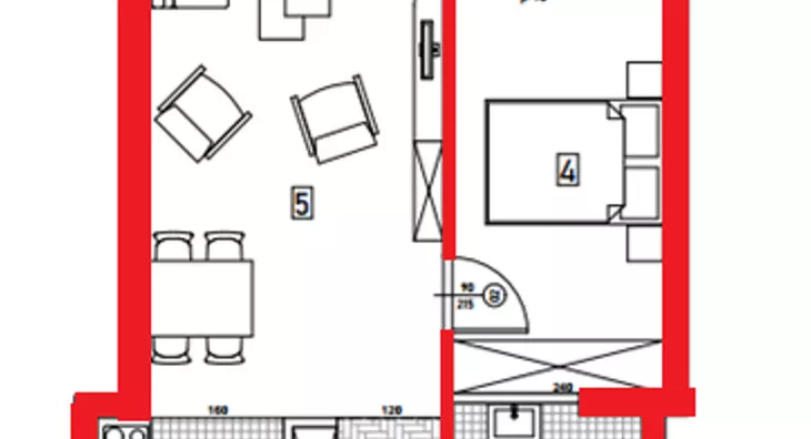 Jednoiposoban stan | 4zida