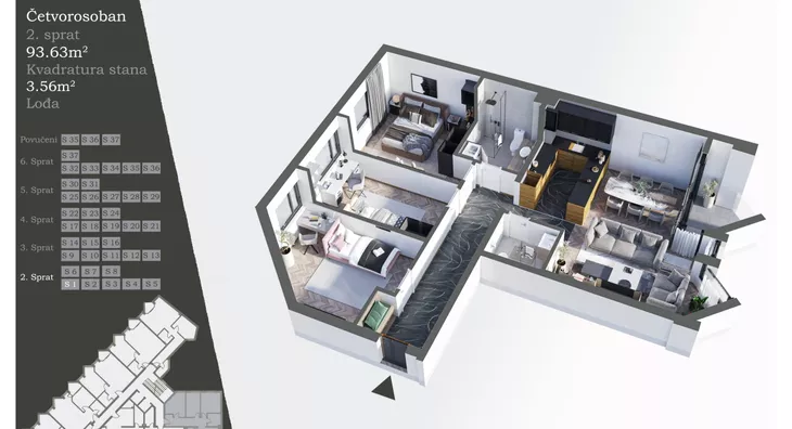 Četvorosoban | 4zida