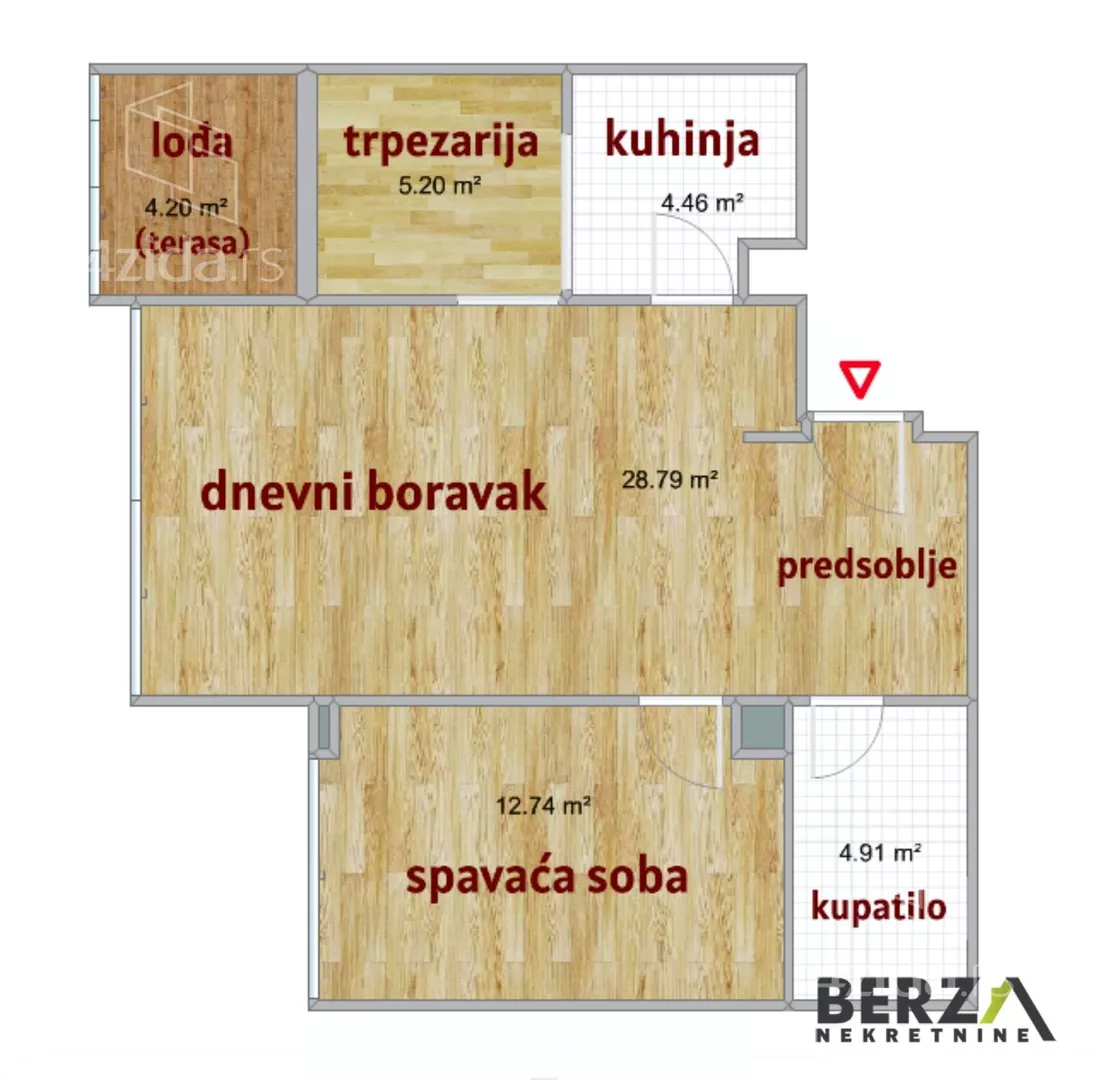 Dvosoban stan | 4zida