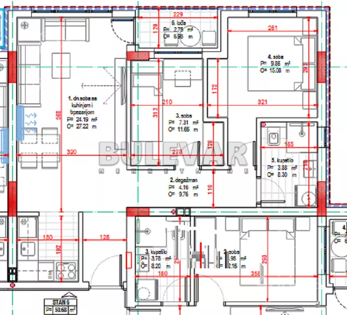 Dvoiposoban stan | 4zida