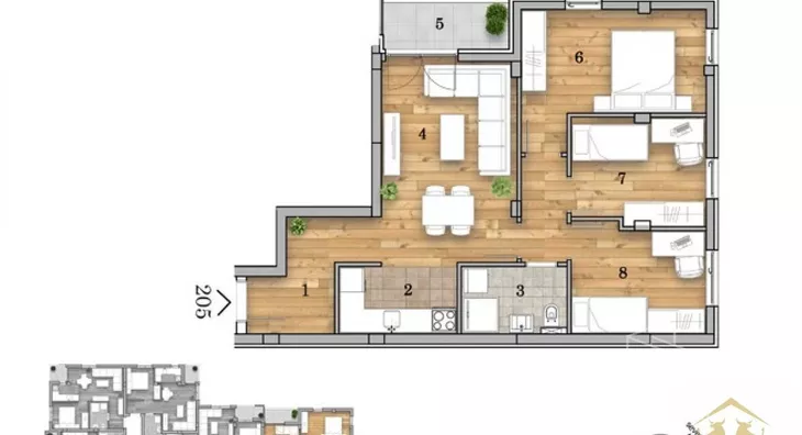 Četvorosoban stan | 4zida