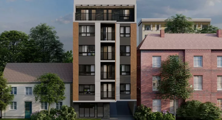 Glavna slika projekta Pančevo, Cara Lazara, novogradnja