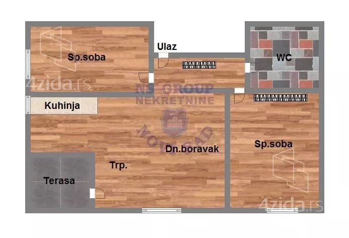 Trosoban stan | 4zida