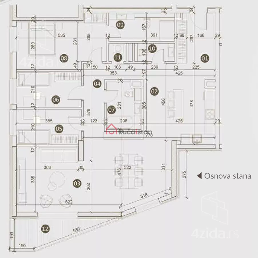 Četvorosoban stan | 4zida