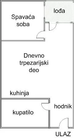 Jednoiposoban stan | 4zida