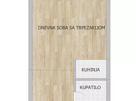 Jednosoban stan | 4zida