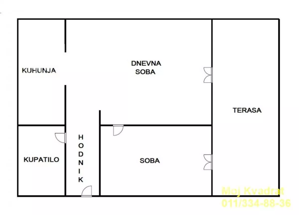 Dvosoban stan | 4zida