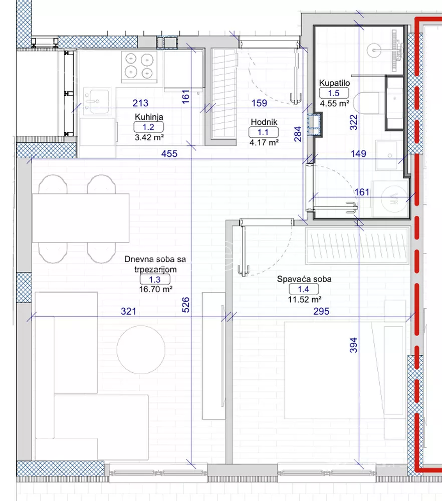 Dvosoban stan | 4zida